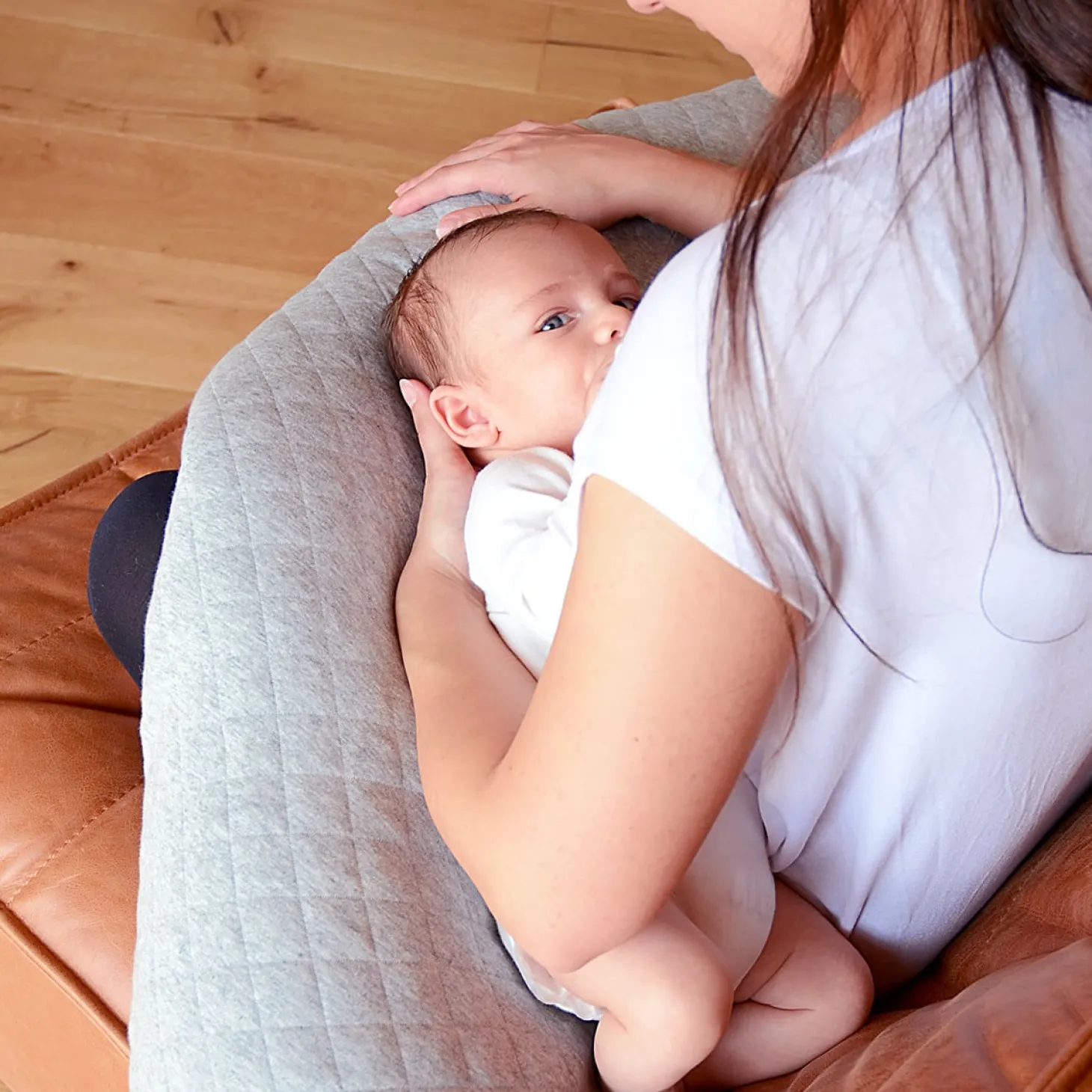 Béaba Coussin d'allaitement Big Flopsy Gris Chiné