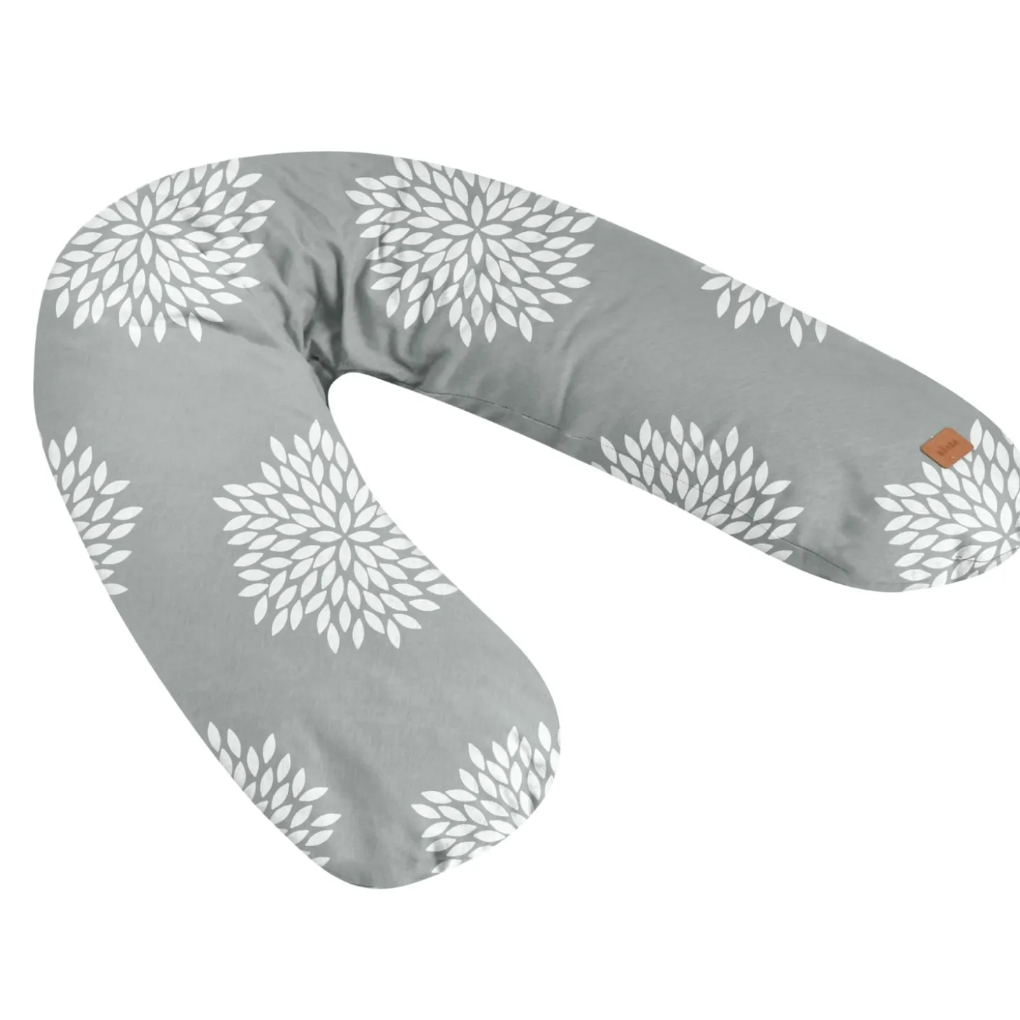 Béaba Coussin de maternité Big Flopsy imprimé Flower Gris