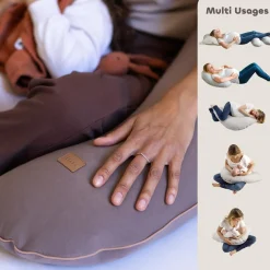 Béaba                    Coussin de maternité Big Flopsy French Terry    Cacao