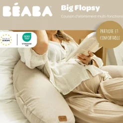 Béaba Coussin Grossesse et Allaitement Big Flopsy Clay / Gazell