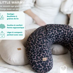 Béaba Coussin Little Warmy Jersey Leopard
