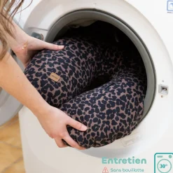 Béaba Coussin Little Warmy Jersey Leopard