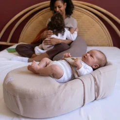 Béaba                    Drap Housse Cocoonababy Fleur de Coton    Avoine