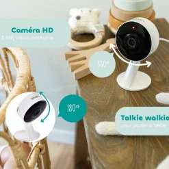 Béaba                    Ecoute Bébé Babyphone HD Zen Connect Mini    White