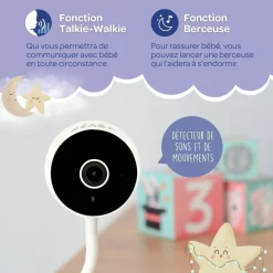 Béaba                    Ecoute bébé vidéo Connect Zen    White