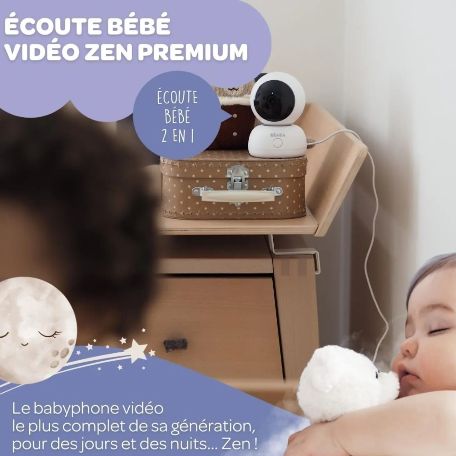 Béaba Ecoute Bébé Vidéo Zen Premium