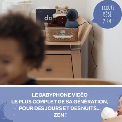Béaba Ecoute Bébé Vidéo Zen Premium Night Blue