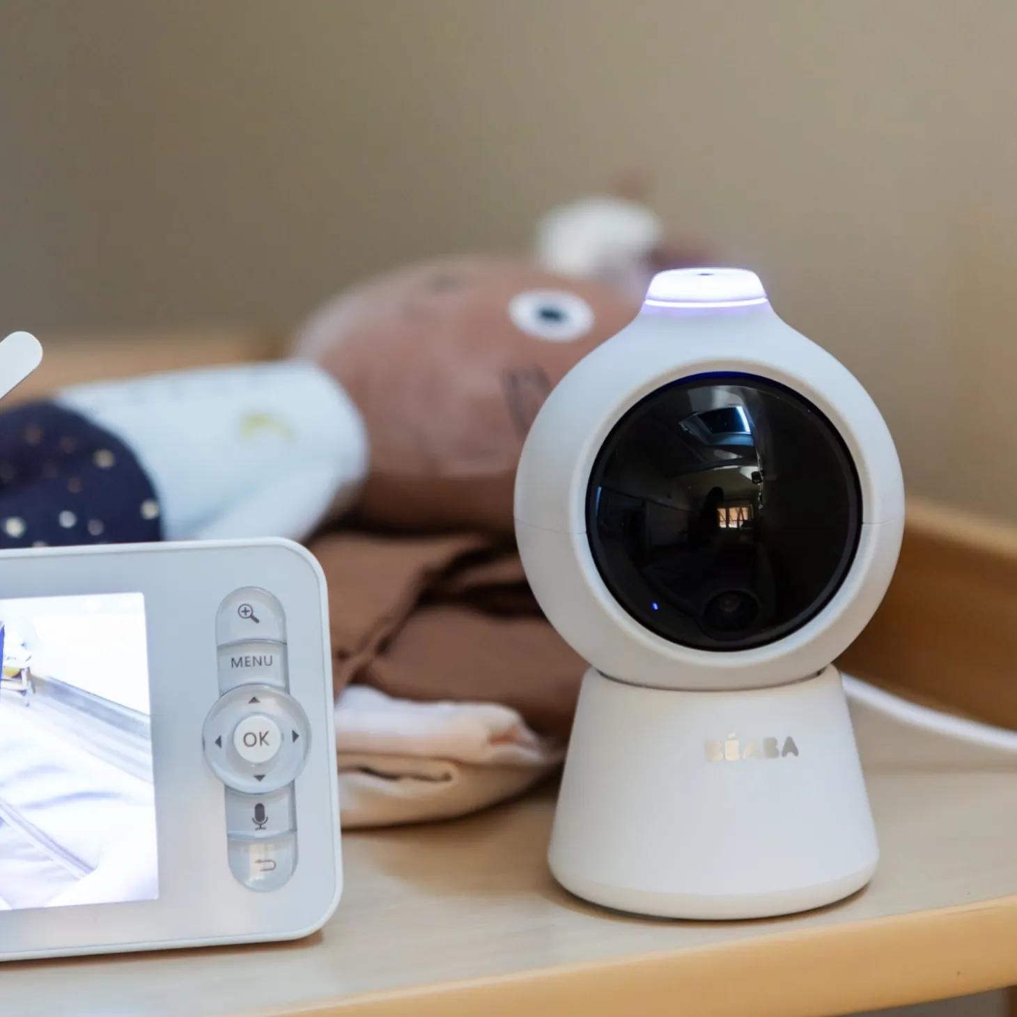 Béaba Ecoute Bébé Vidéo Zen Smart Ai Blanc