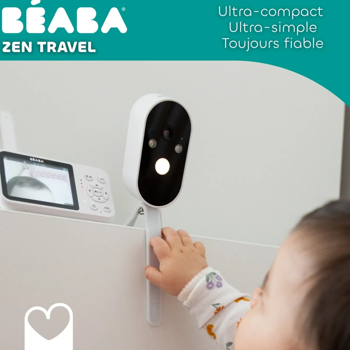 Béaba Ecoute Bébé Zen Travel Blanc