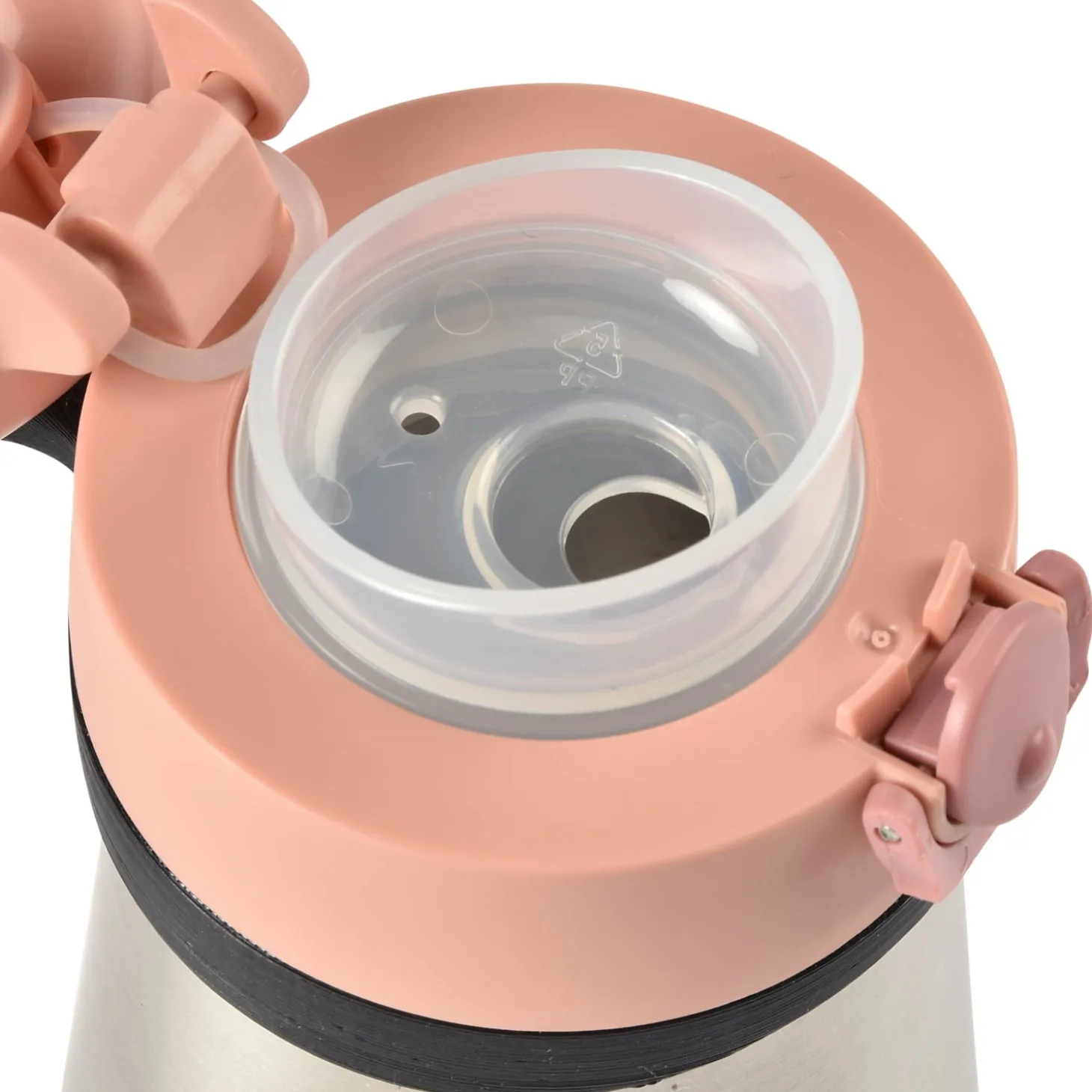 Béaba Gourde inox avec anse Old Pink 350 ml