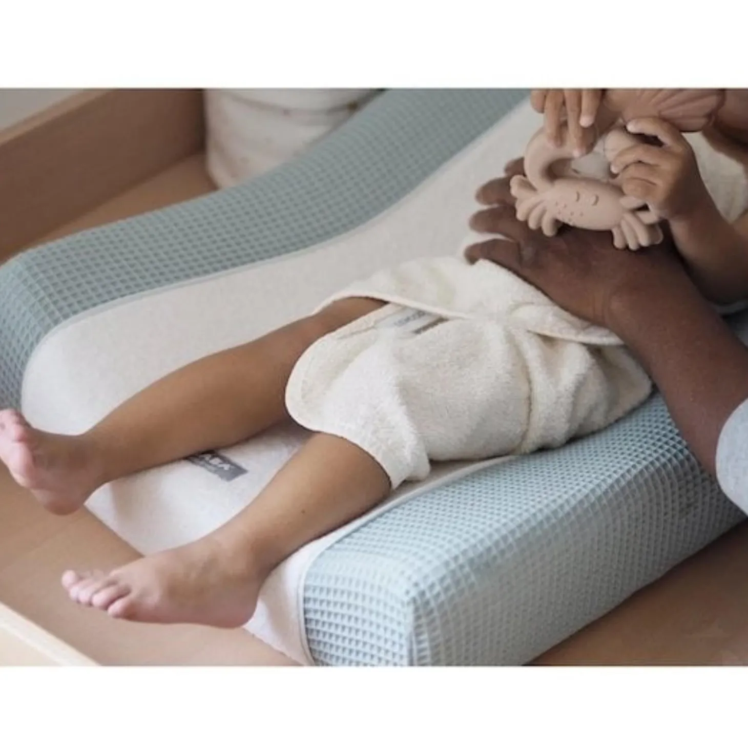 Béaba Housse en coton pour matelas Sofalange Vert D'Eau