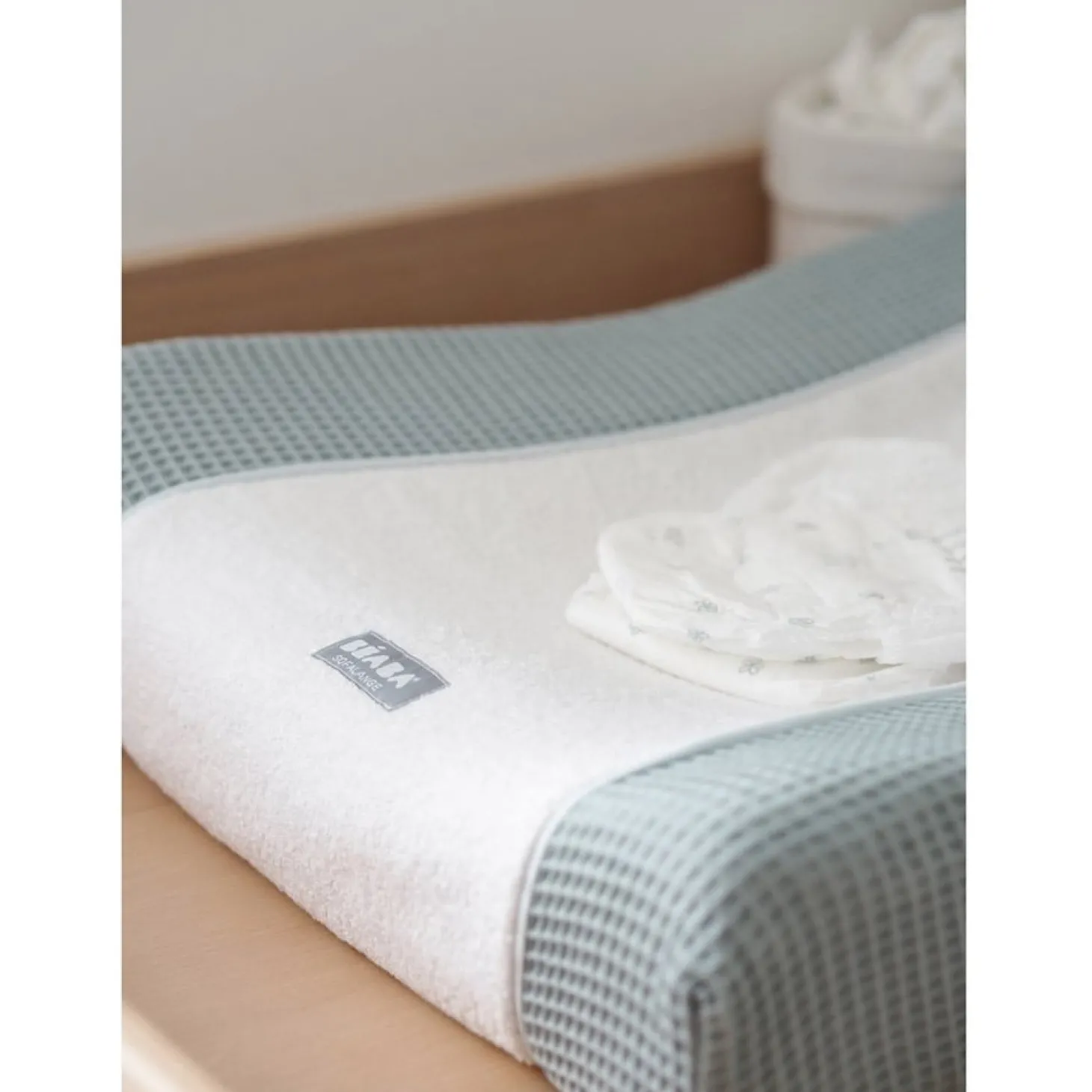 Béaba Housse en coton pour matelas Sofalange Vert D'Eau
