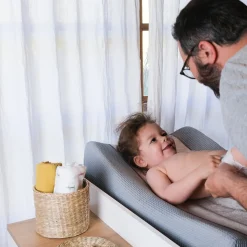 Béaba                    Housse en coton pour matelas Sofalange    Light Mist