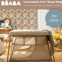 Béaba Lit Parapluie 3 En 1 Eazy Sleep Argile / Gazelle