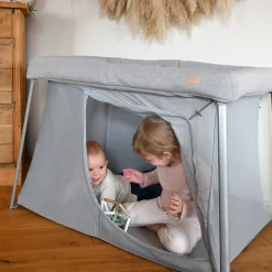Béaba Lit Parapluie 3 En 1 Eazy Sleep Galet / Pebble