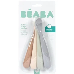 Béaba Lot de 4 cuillères 1er âge Natural