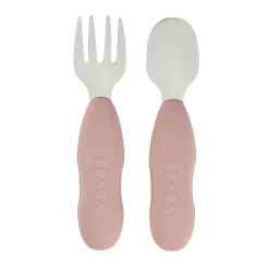 Béaba Lot de 2 Pré-Couverts Inox Barbe A Papa
