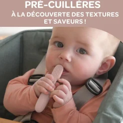 Béaba Lot de 2 Pré-Cuillères en silicone Pralin