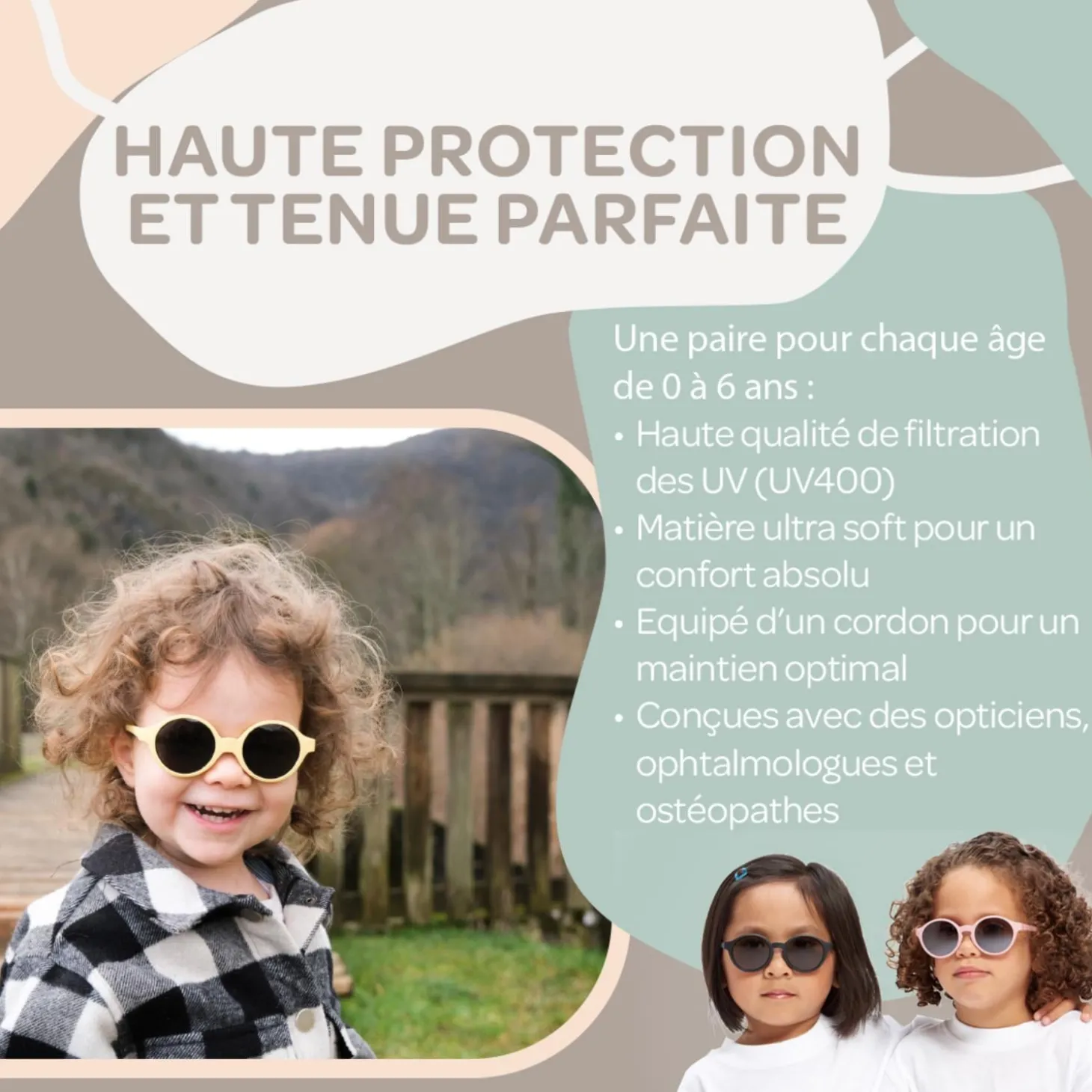 Béaba Lunette Glee Mint 0-9 mois
