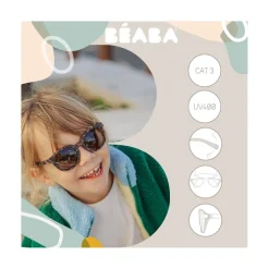 Béaba Lunettes Square Sunny Ecaille Léopard 4-6 ans