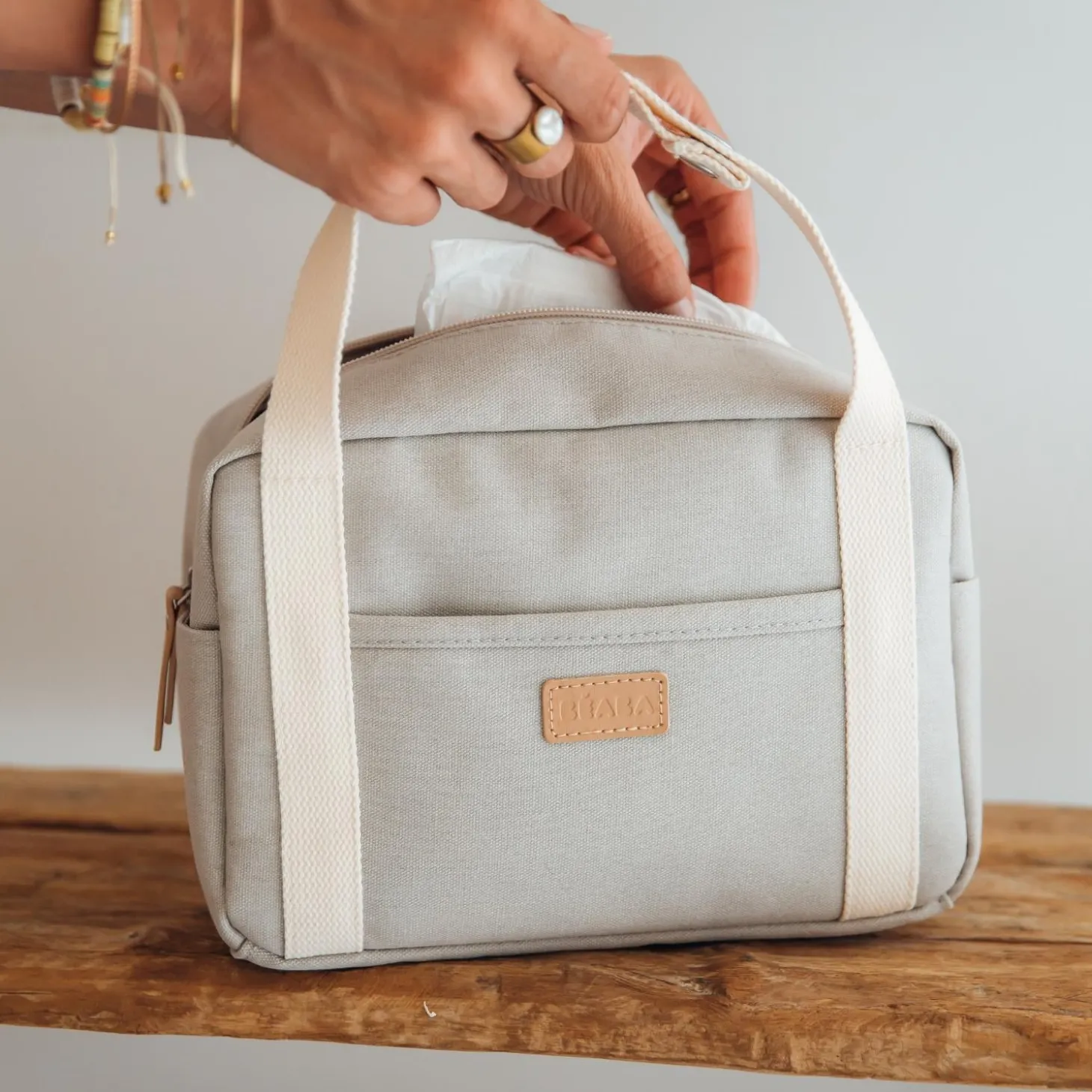 Béaba Organisateur de Poussette Mini Paris Pearl Grey