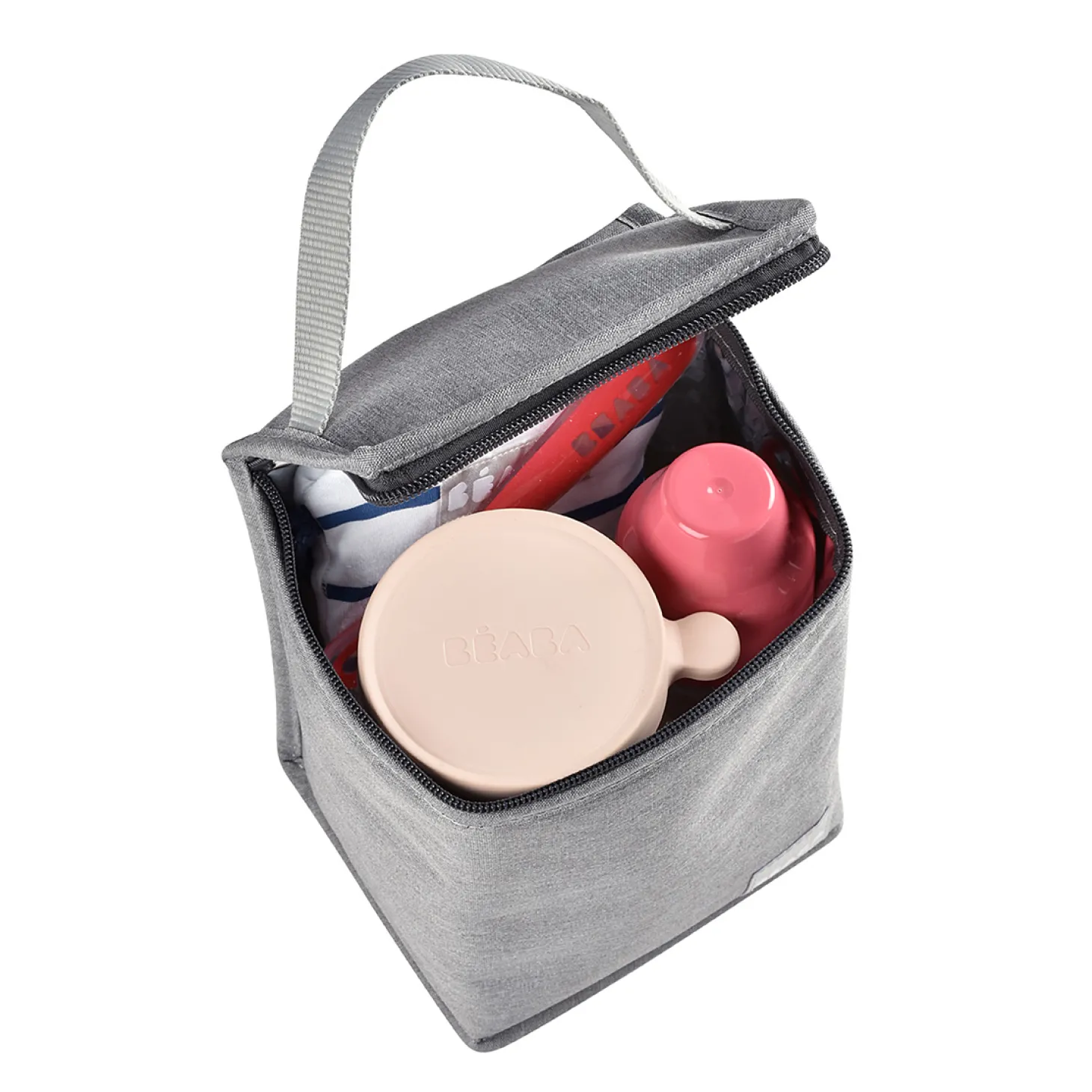 Béaba Pochette repas isotherme Gris Chiné