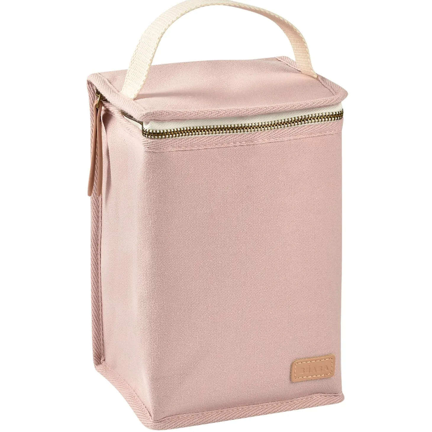 Béaba Pochette repas isotherme canvas Rose Poudré