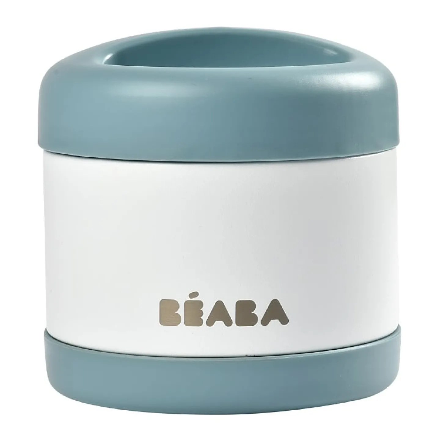 Béaba Portion inox isotherme Baltic Blue/White 500 ml