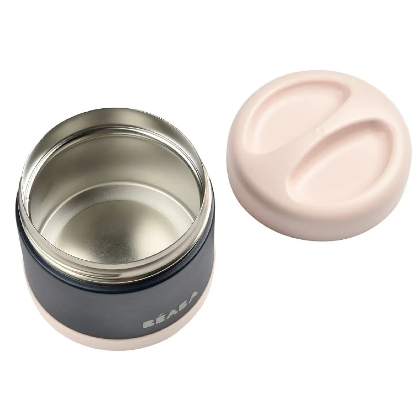 Béaba Portion inox isotherme Light Pink/Night Blue 500 ml