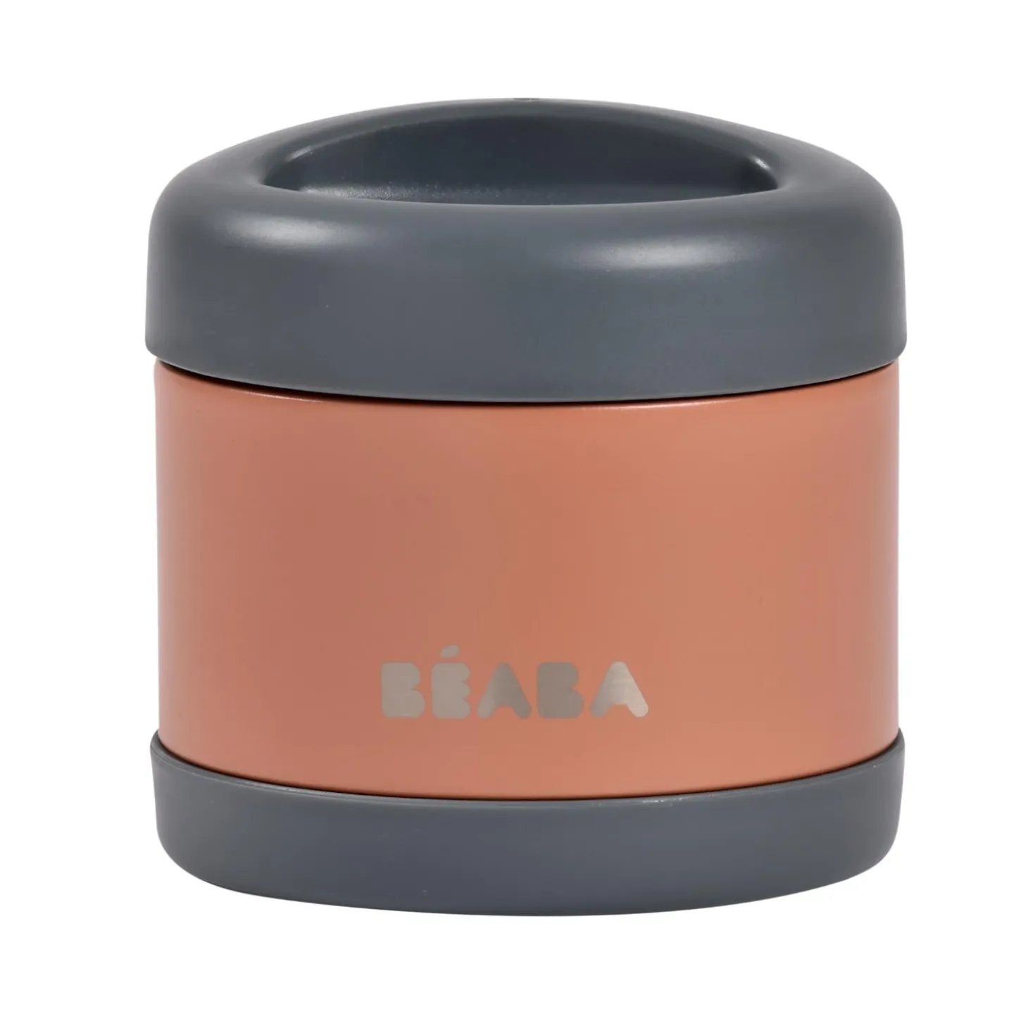Béaba Portion inox isotherme Minéral Grey/Terracotta 500 ml