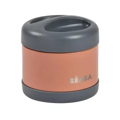 Béaba Portion inox isotherme Minéral Grey/Terracotta 500 ml