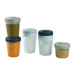 Béaba                    8 pots de conservation Clip 2e âge    Coloris Assortis