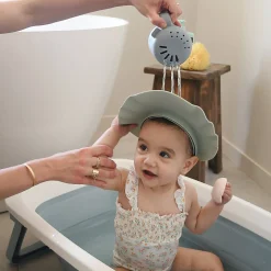 Béaba                    Rince tête silicone    Galet / Pebble