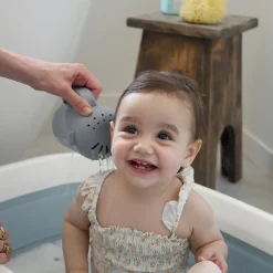 Béaba                    Rince tête silicone    Galet / Pebble