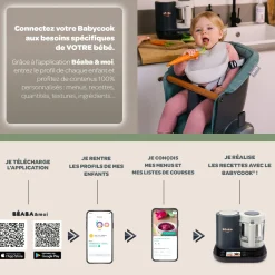 Béaba Robot multifonction Babycook Smart Gris Anthracite