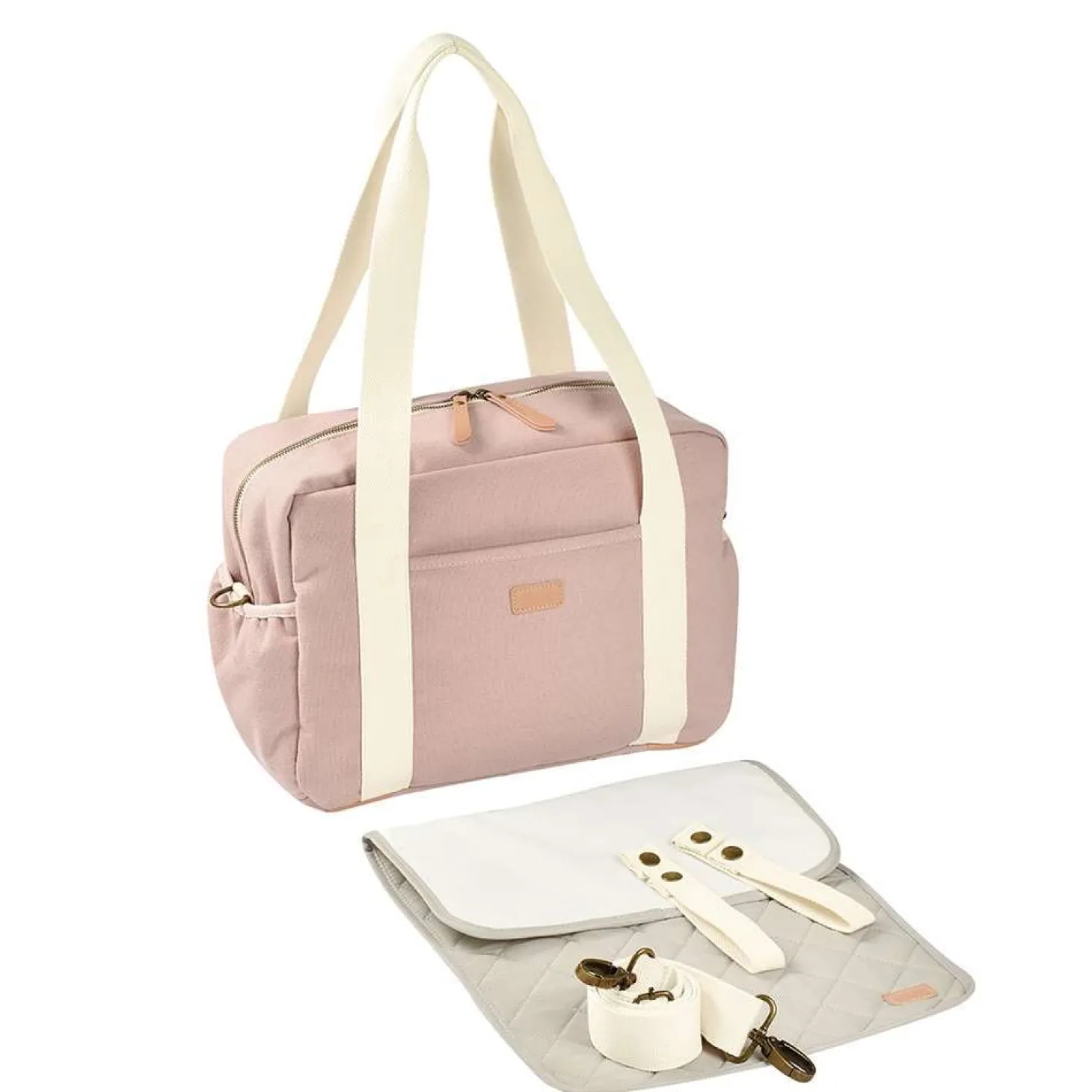 Béaba Sac à langer Paris rose poudré