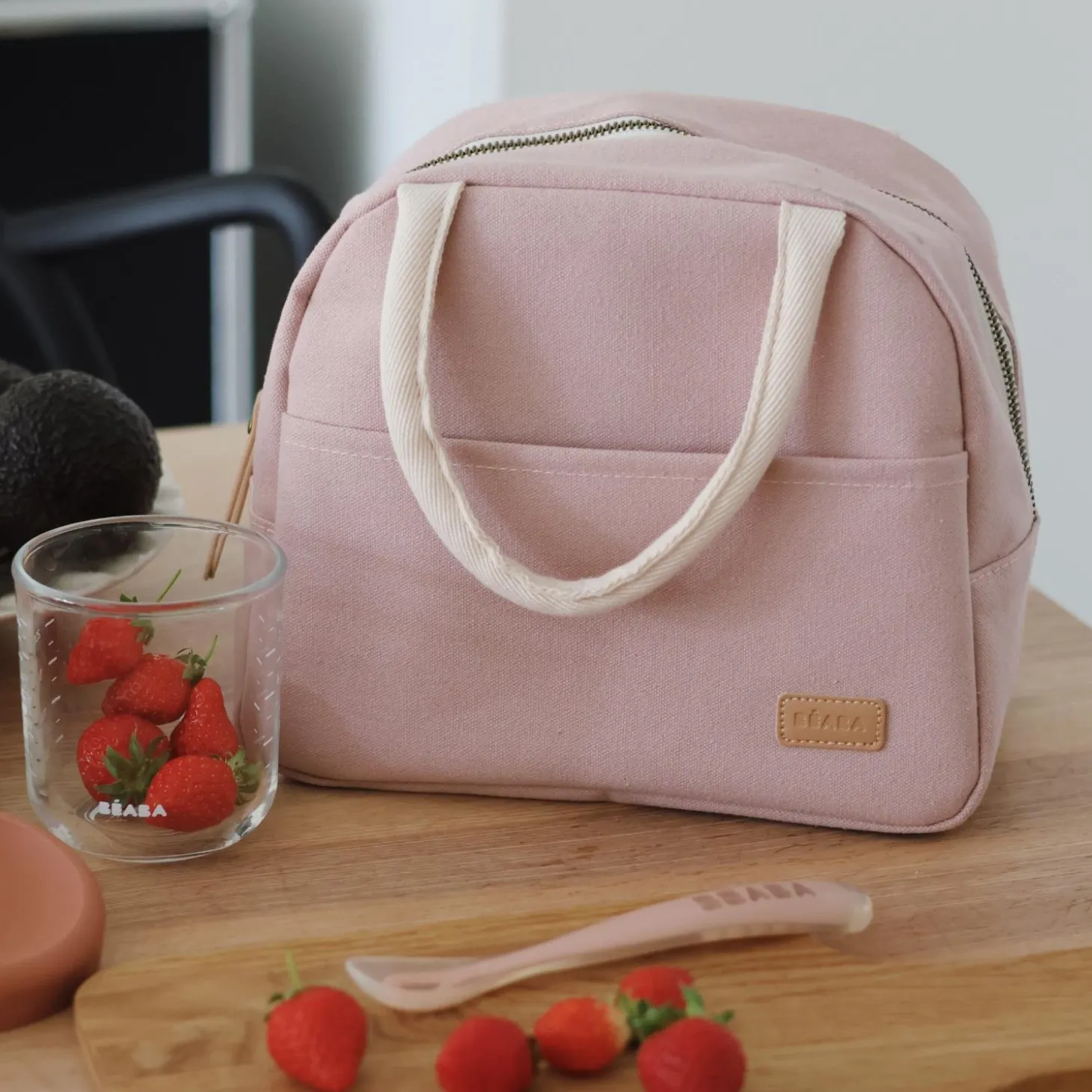 Béaba Sac Repas Isotherme Rose Poudré