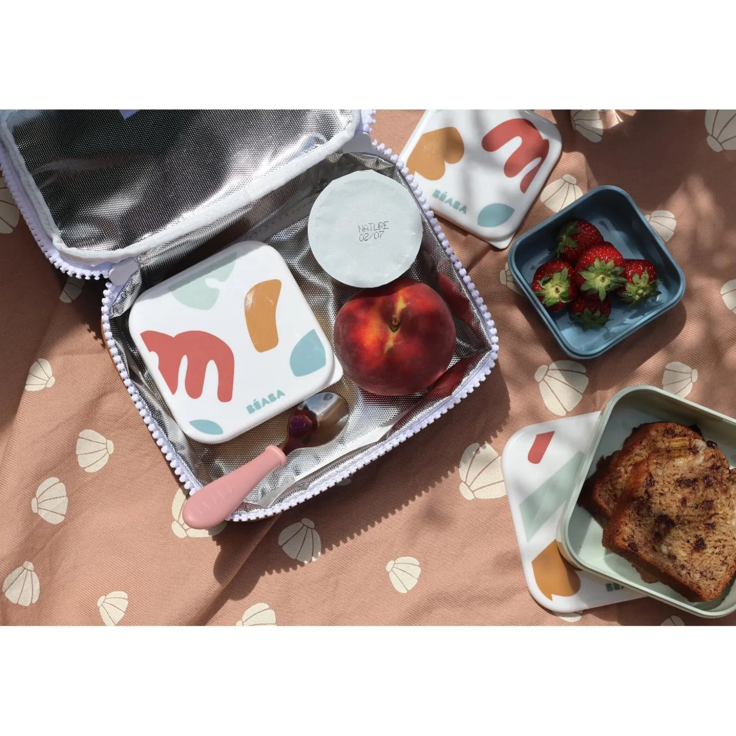 Béaba Set de 3 boîtes à goûter Playful
