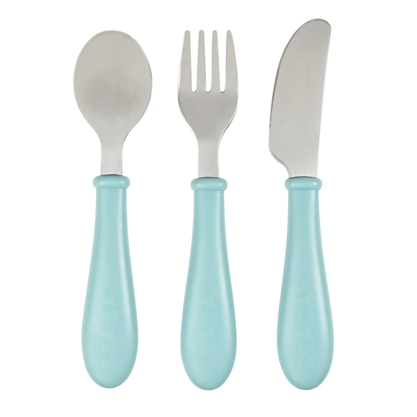 Béaba Set de 3 Couverts Inox Airy Green