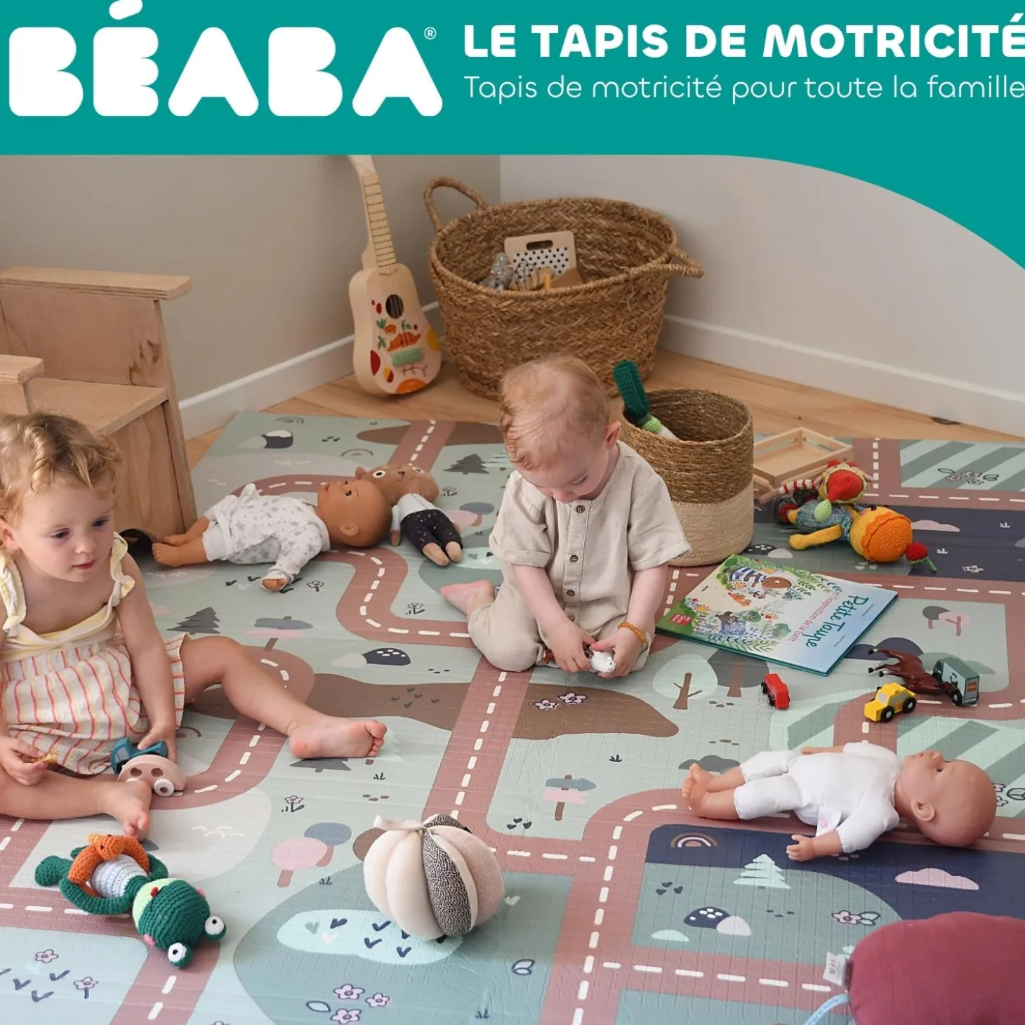 Béaba Tapis de Motricité XL Reversible Play Life Arch