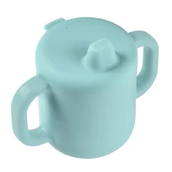 Béaba Tasse d'apprentissage silicone Blue 170 ml