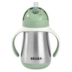 Béaba                    Tasse Paille Inox    vert sauge            250 ml