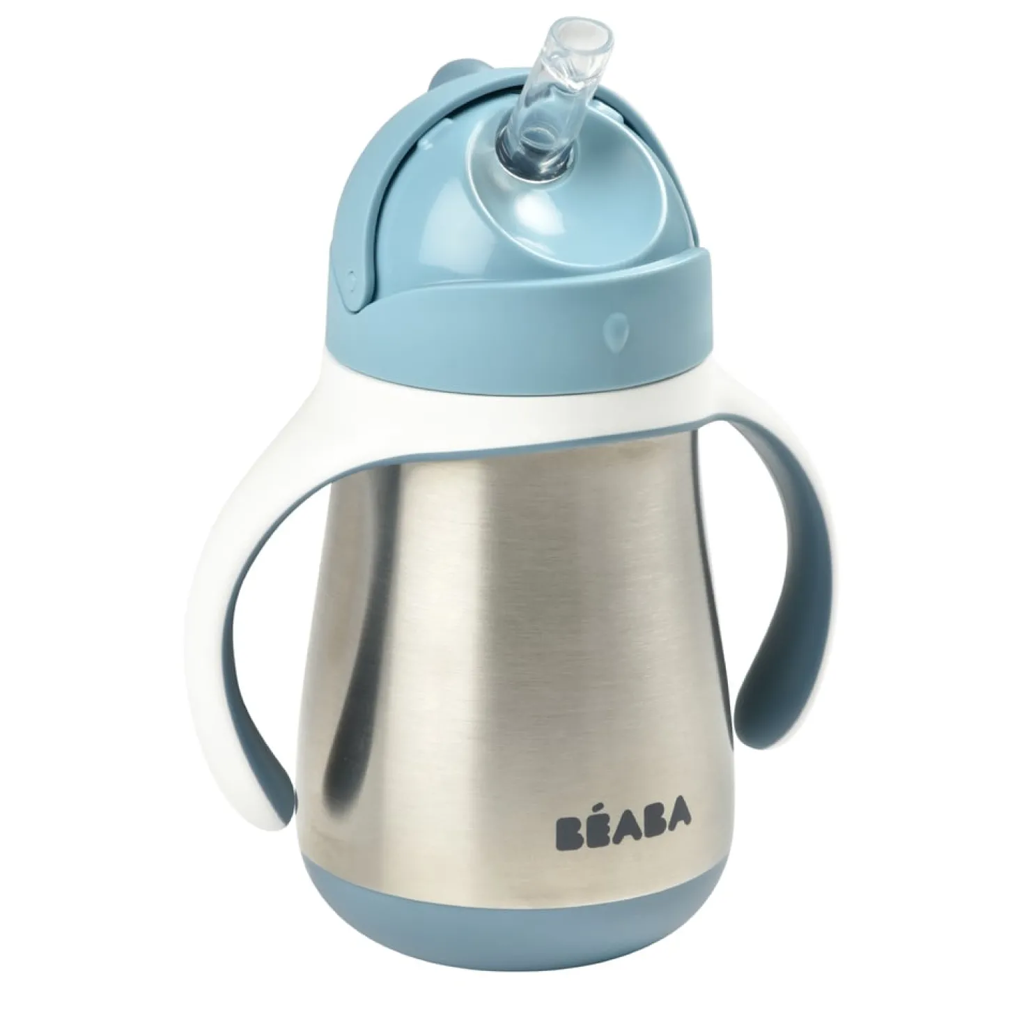 Béaba Tasse Paille Inox Windy Blue 250 ml