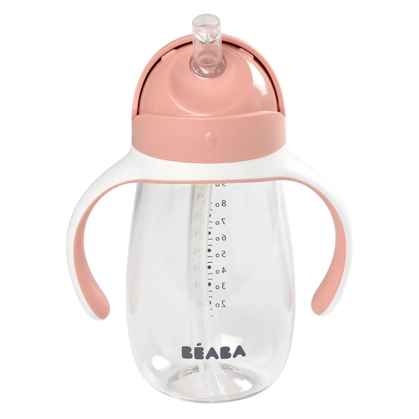 Béaba Tasse Paille Old Pink 300 ml