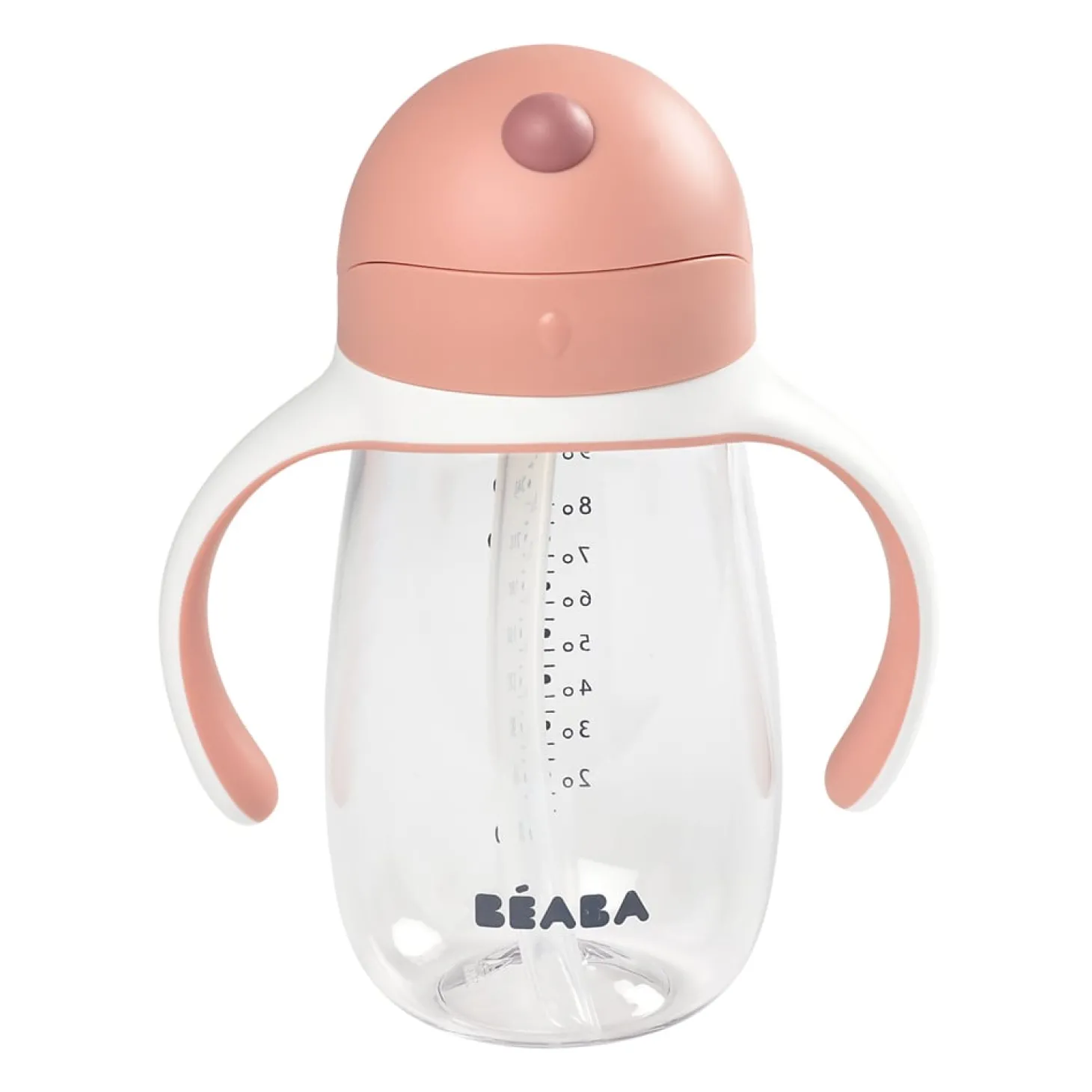 Béaba Tasse Paille Old Pink 300 ml