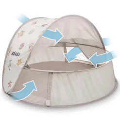 Béaba Tente Anti Uv Breezynest Clay Earth 0-24 mois