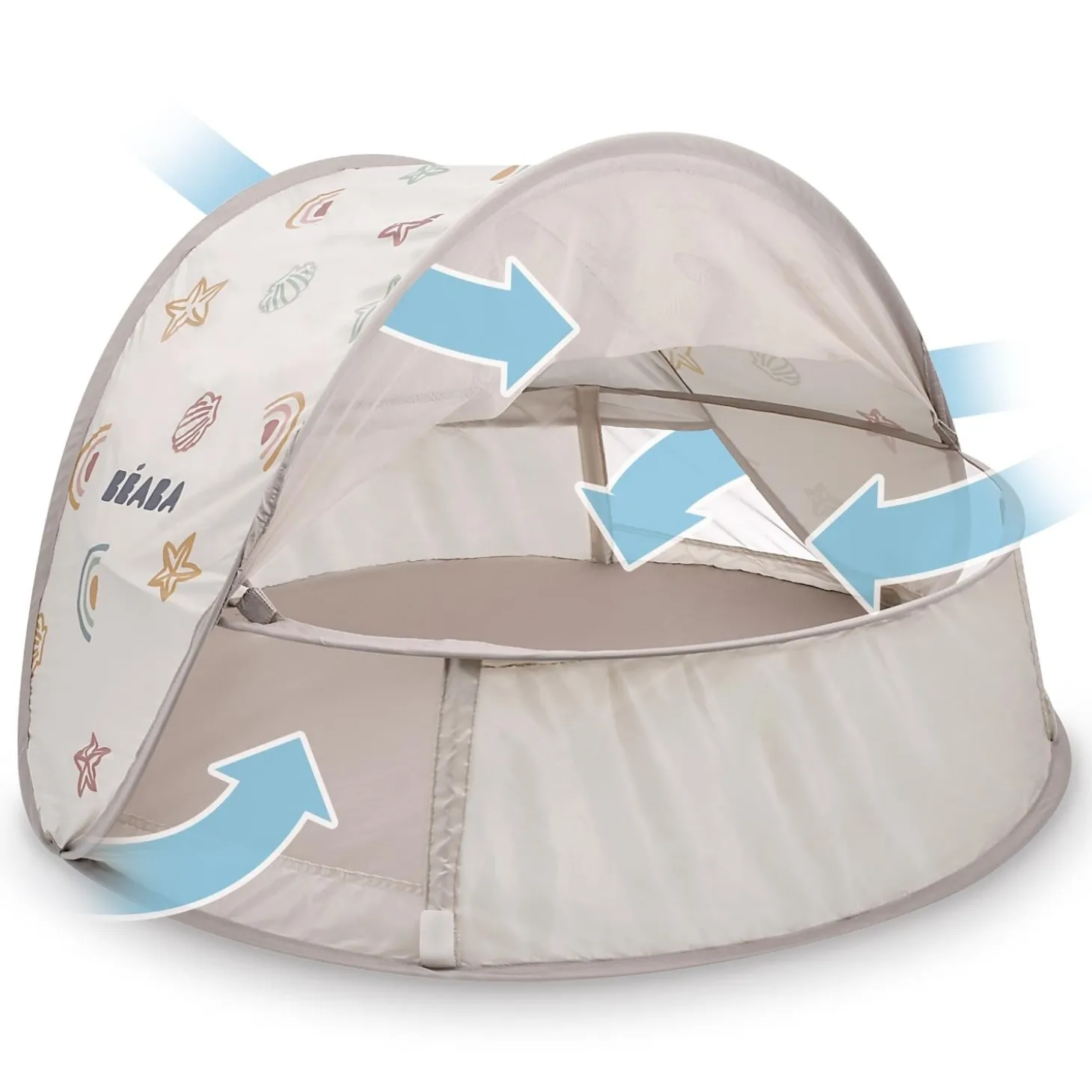 Béaba Tente Anti Uv Breezynest Clay Earth 0-24 mois