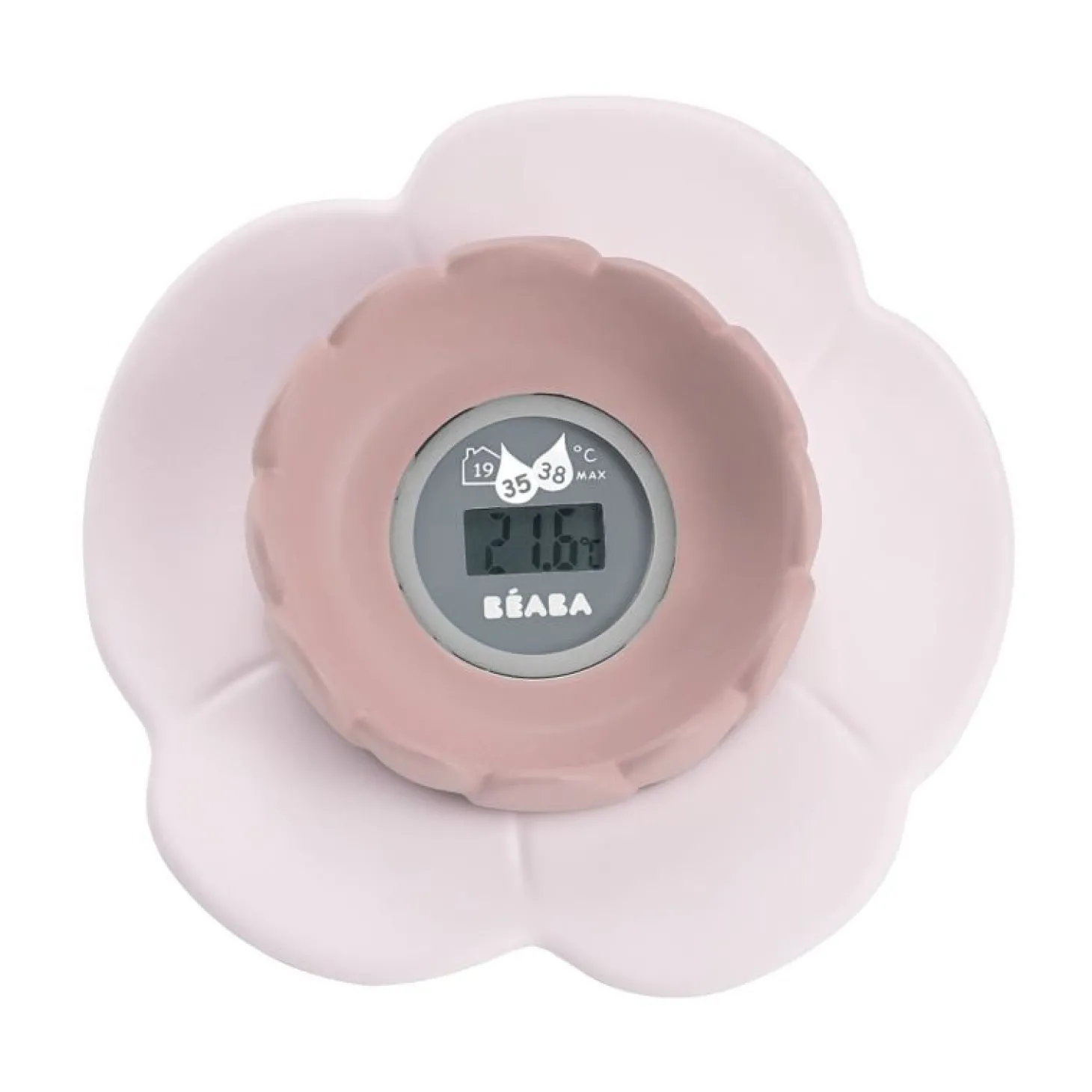 Béaba Thermomètre de bain Lotus Old Pink
