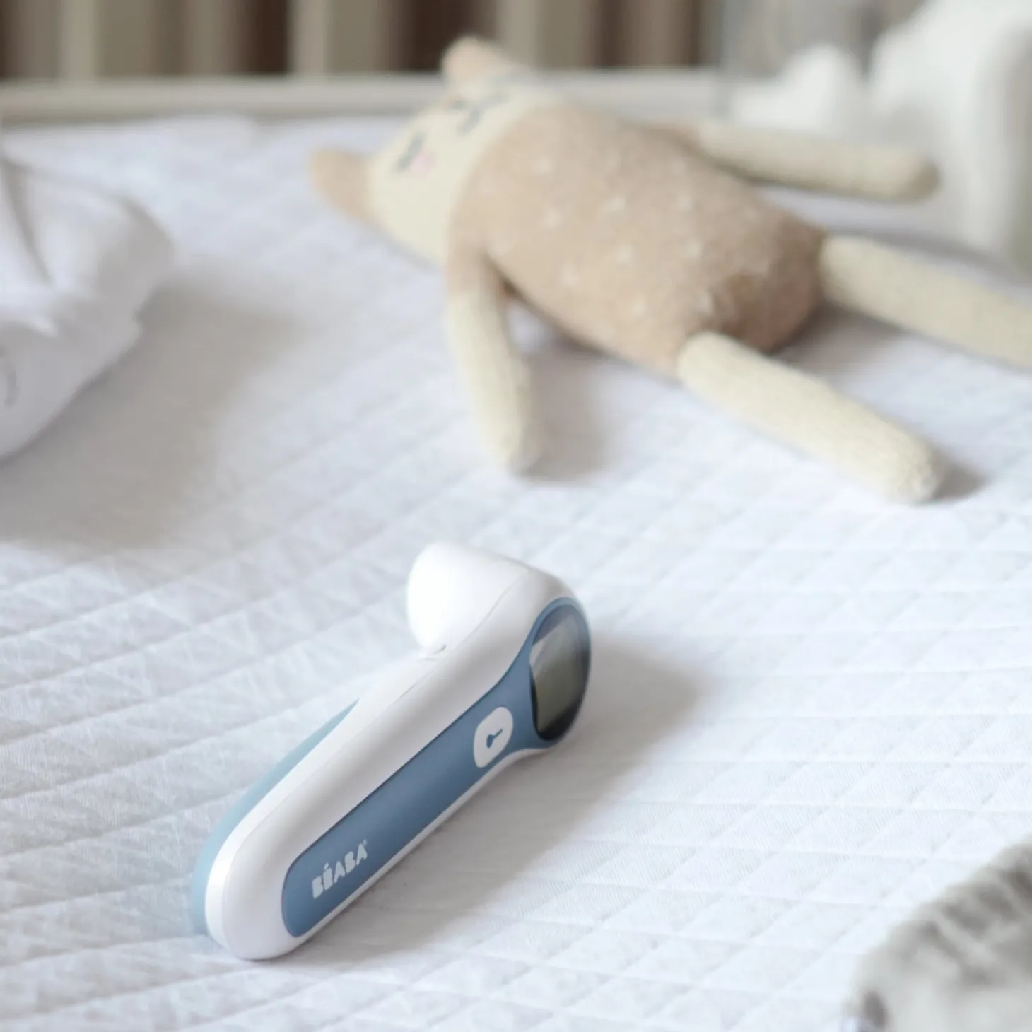 Béaba Thermospeed - thermomètre infrarouge auriculaire et frontal Blanc