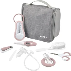 Béaba Trousse de toilette nomade 9 accessoires Old Pink